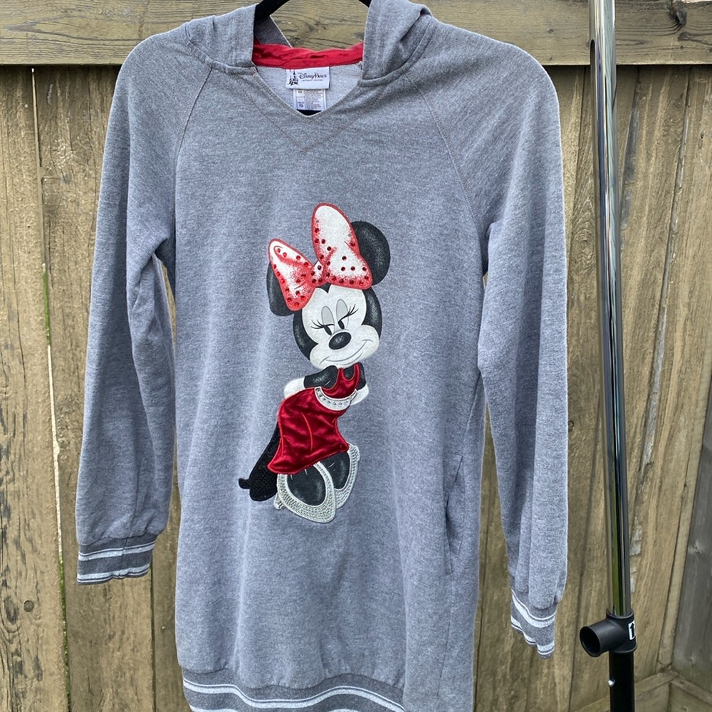 DISNEY Minnie Mouse Hoodie, XL Adult Hoodie, Great Condition, Used~6464-001